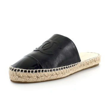 Chanel Women's CC Mule Espadrilles Leather