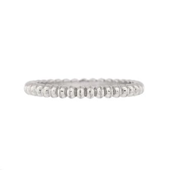 Van Cleef & Arpels Perlee Ring 18K White Gold Small