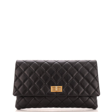 Chanel Reissue 2.55 Flap Clutch Quilted Aged Calfskin
