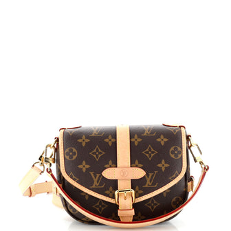 Louis Vuitton Saumur Handbag Monogram Canvas BB