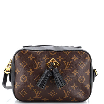 Louis Vuitton Saintonge Handbag Monogram Canvas with Leather
