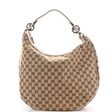 Gucci Twins Hobo GG Canvas Medium