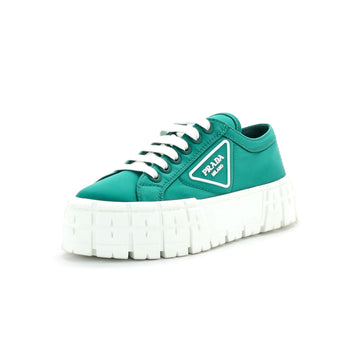 Prada Women's Double Wheel Platform Sneakers Nylon