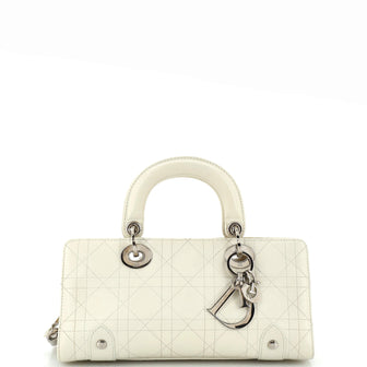 Christian Dior Lady Dior Bag Cannage Stitch Leather East West