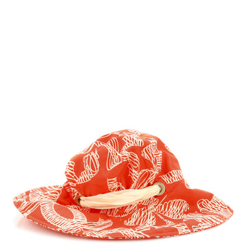 Chanel CC Bucket Hat Printed Canvas