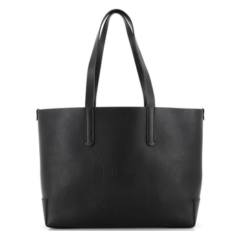 Burberry TB Logo Tote Leather Medium