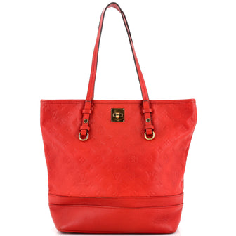 Louis Vuitton Citadine Handbag Monogram Empreinte Leather PM Red 2757651