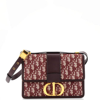 Christian Dior 30 Montaigne Flap Bag Oblique Canvas