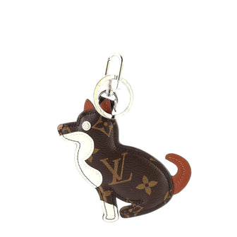 Louis Vuitton Dog Bag Charm and Key Holder Monogram Canvas