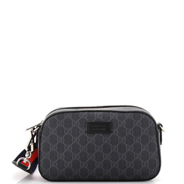 Gucci Web Camera Shoulder Bag GG Coated Canvas Small