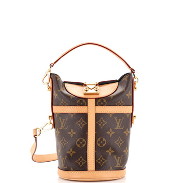 Louis Vuitton Duffle Handbag Monogram Canvas