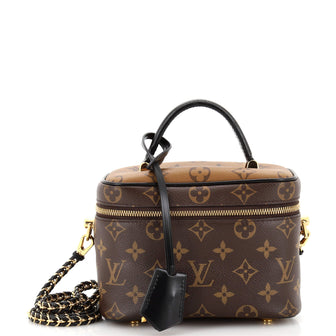 Louis Vuitton Vanity Handbag Reverse Monogram Canvas PM