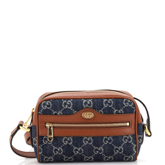 Gucci Ophidia Shoulder Bag GG Denim Mini