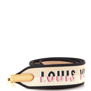Louis Vuitton Logo Shoulder Strap Jacquard Wide