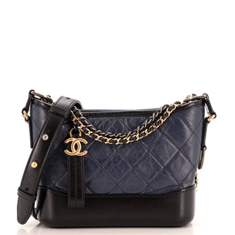 Chanel Gabrielle Hobo Quilted Aged Calfskin Small