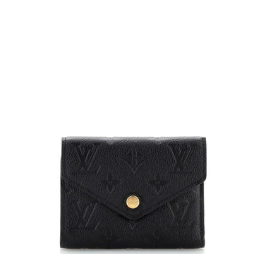 Louis Vuitton Victorine Wallet Monogram Empreinte Leather