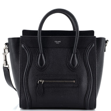 Celine Luggage Bag Grainy Leather Nano
