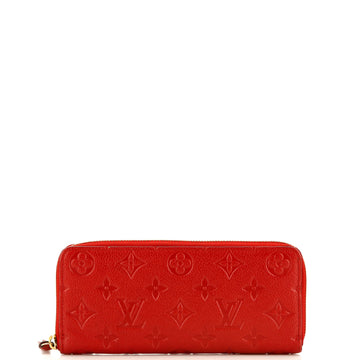 Louis Vuitton Clemence Wallet Monogram Empreinte Leather