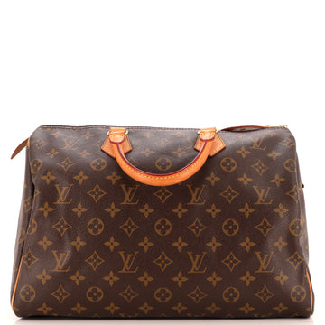 Louis Vuitton Speedy Handbag Monogram Canvas 35