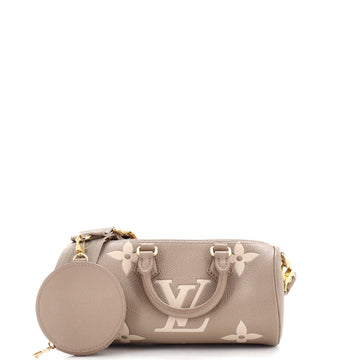 Louis Vuitton Papillon Handbag Bicolor Monogram Empreinte Giant BB