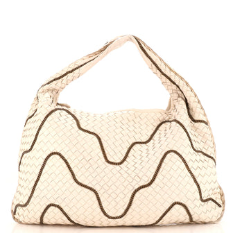 Bottega Veneta Veneta Hobo Intrecciato Nappa with Chain Detail Large
