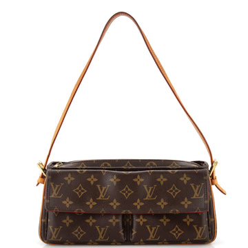 Louis Vuitton Viva Cite Handbag Monogram Canvas MM