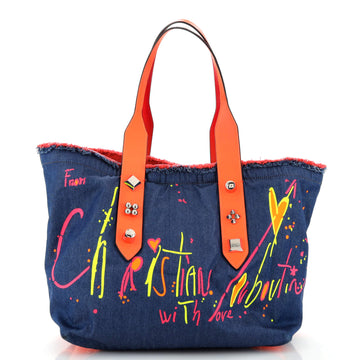 Christian Louboutin Frangibus Tote Printed Canvas Medium
