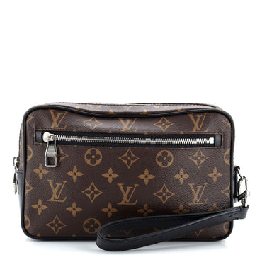 Louis Vuitton Kasai Clutch Macassar Monogram Canvas