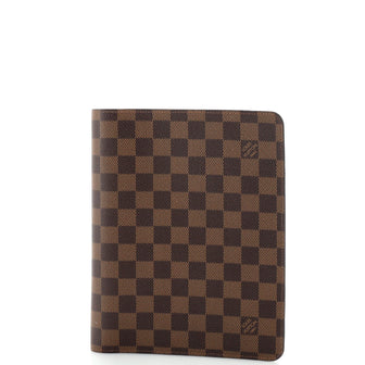 Louis Vuitton Desk Agenda Cover Damier