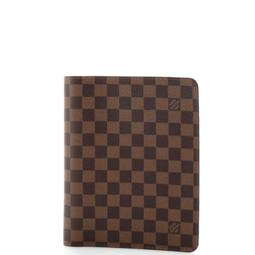 Louis Vuitton Desk Agenda Cover Damier