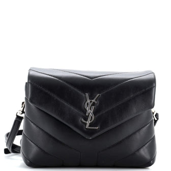 Saint Laurent Loulou Shoulder Bag Matelasse Chevron Leather Toy