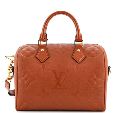 Louis Vuitton Speedy Bandouliere Bag Monogram Empreinte Giant 25