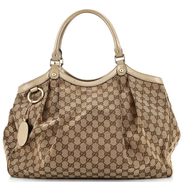 Gucci Sukey Tote GG Canvas Large