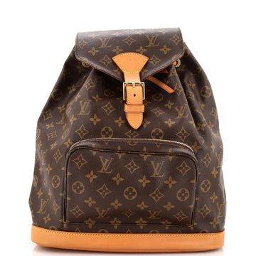Louis Vuitton Vintage Montsouris Backpack Monogram Canvas GM