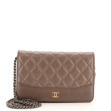 Chanel Gabrielle Wallet on Chain Quilted Aged Calfskin