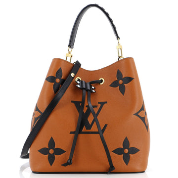 Louis Vuitton NeoNoe Handbag Limited Edition Crafty Monogram Empreinte Giant MM