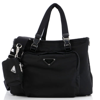 Prada Convertible Pet Carrier Tessuto with Mesh