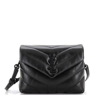 Saint Laurent Loulou Shoulder Bag Matelasse Chevron Leather Toy