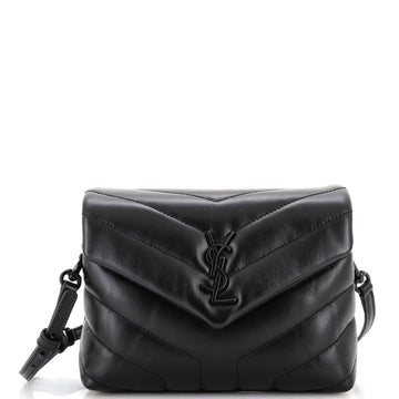 Saint Laurent Loulou Shoulder Bag Matelasse Chevron Leather Toy