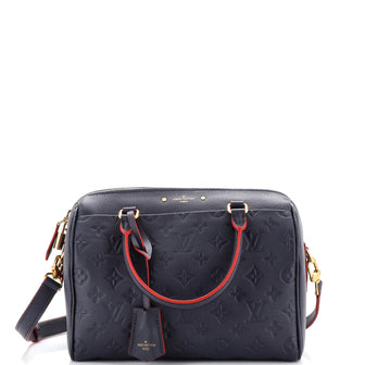 Louis Vuitton Speedy Bandouliere NM Bag Monogram Empreinte Leather 25