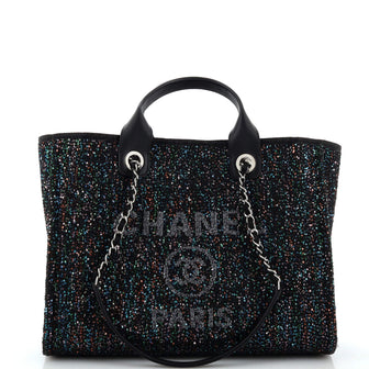 Chanel Deauville Tote Sequins Small