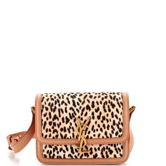 Saint Laurent Solferino Bag Printed Calf Hair and Leather Small