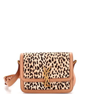 Saint Laurent Solferino Bag Printed Calf Hair and Leather Small