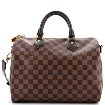 Louis Vuitton Speedy Bandouliere Bag Damier 30