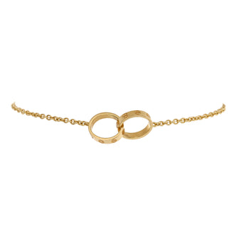 Cartier Love Interlocking Bracelet 18K Yellow Gold