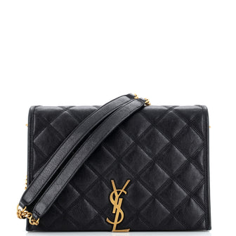 Saint Laurent Becky Shoulder Bag Quilted Leather Mini