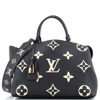 Louis Vuitton Grand Palais Handbag Bicolor Monogram Empreinte Giant