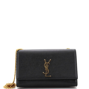 Saint Laurent Classic Monogram Crossbody Bag Grainy Leather Medium