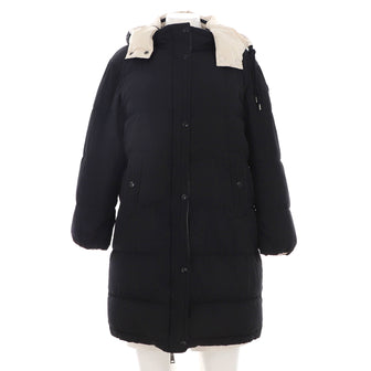 Moncler Women's Erysimum Reversible Puffer Coat Quilted Nylon with Down