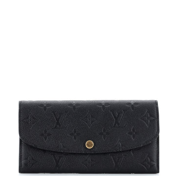 Louis Vuitton Emilie Wallet Monogram Empreinte Leather